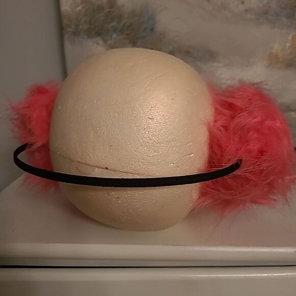 Pink Fuzzy Ear Muffs - Picture 5 of 5